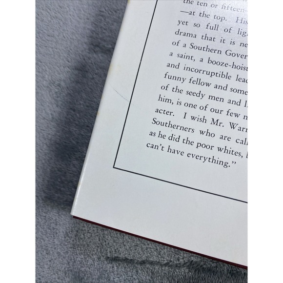 All the King\'s Men Book Robert Penn Warren First Edition Library Facsimile HCDJ